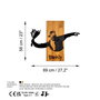 Wallity Banksy - Flower Thrower Escultura de pared
